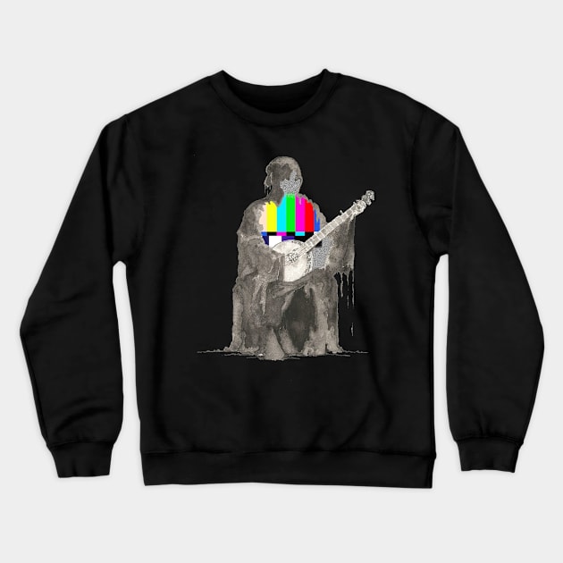 Banjo of Death (no signal) Crewneck Sweatshirt by NO_SIGNAL